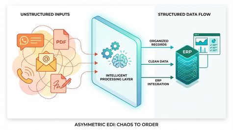 What is Asymmetric EDI and Why It Matters in B2B Distribution